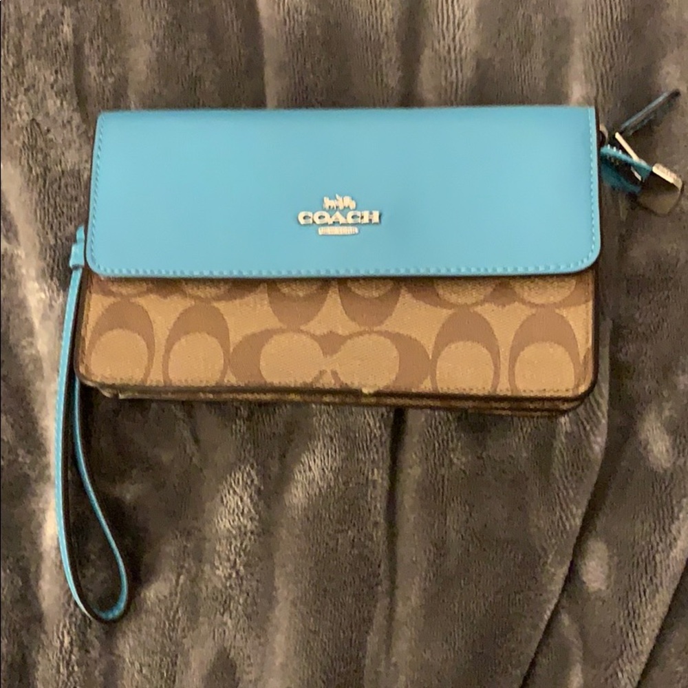 Coach Foldover Wristlet